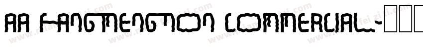 aa fangmengnon commercial字体转换
